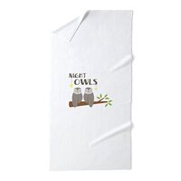 CafePress Night Owls Large Beach Towel, Soft Towel with Unique Design