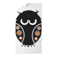 CafePress Halloween Owl 30"x60" Absorbent, Soft Beach Towel