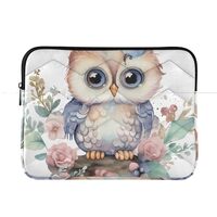 Bokkoy Laptop Sleeve Case Owls 13-13.3 inches Laptop Sleeve Water Resistant with 4-Layer Protection 