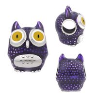 GOUWO Cute Owl Charms for Bracelets and Necklaces 925 Sterling Silver Charms Jewelry Pendant Fit for