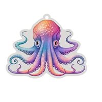 SIGZKK Animal Bogg Bag Charms, Acrylic Vivid Octopus, Bat, Butterfly, Bear, Cat, Frog, Eagle, Bee, O
