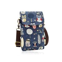 WisePoint Small Phone Purse, Polyester Crossbody Phone Purse Smartphone Crossbody Bag for Women and 