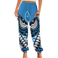 Jiquruby Polynesian Owl Print Yoga Pants Lightweight Stretch Long Length Knit Seamless Yoga Pants So