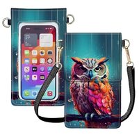 Touch Screen Phone Purse,Small Crossbody Bag for Women Girl,Lightweight Small Leather Bag Card Holde