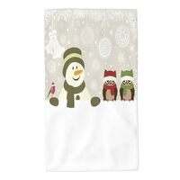 UIANG Christmas Kitchen Dish Towel Microfiber,Snowman Owls,Swim Towels Quick Dry for Adults and Kids
