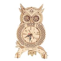 NPQPNAFC Three-Dimensional Puzzle Toys - Owl Desk Clock - Mechanical Model Brain Teaser Games Stunni