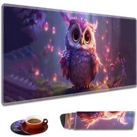 Expanded Gaming Mousepad 31.5 "x 11.8" and Coaster Combination, Waterproof Non-Slip Base a