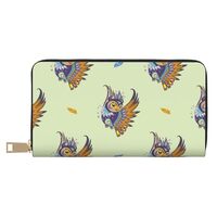 Buewutiry Travel Wallet Womens - Quirky Owl Zipper Wallets for Women, Cute Wallets for Women