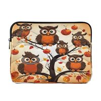 J JOYSAY Cartoon Fall Thanksgiving Owls 13-14 Inch Laptop Sleeve for Women Laptop Bag Laptop Box Com