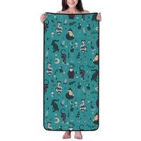 Cotton Bath Towels For Bathroom - Owl Fox Flamingo Crocodile Cobra Microfiber Towels For Body Bath S