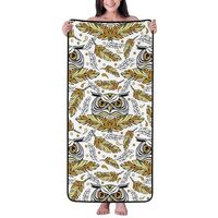Novastar Cotton Bath Towels for Bathroom - Feathered Owl Print Microfiber Towels for Body Bath Sheet