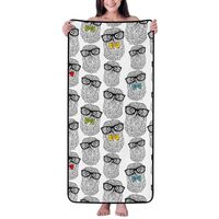 Novastar Cotton Bath Towels for Bathroom - Nerdy Owl Microfiber Towels for Body Bath Sheets, Persona