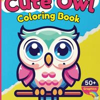 Cute Owl Coloring Book For Kids: 50+ Enchanting Owl Coloring Pages with Owls Dressed in Magical Cost