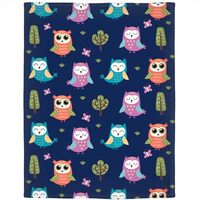 YISUMEI Cute Owl Blanket, Warm and Cozy Throw for Teen Girls Women, 50x60 Inches