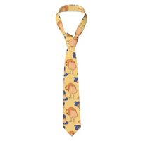 YYHWHJDE Men's Silk Necktie Suitable for daily business gatherings and work use Crooked Owl Pri