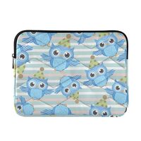 J JOYSAY Blue Owls Sleeping Hat 13-14 Inch Laptop Sleeve for Women Laptop Bag Laptop Bags Cute Carry