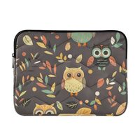 J JOYSAY Owls Yellow Leaves Autumn 13-14 Inch Laptop Sleeve for Women Laptop Bag Laptop Bags Protect