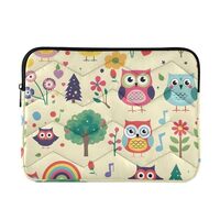 J JOYSAY Owls Trees Flowers 13-14 Inch Laptop Sleeve for Women Laptop Bag Laptop Carrier Computer Po