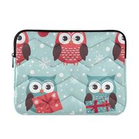 J JOYSAY Christmas Snowflake Owls Gifts 13-14 Inch Laptop Sleeve for Women Laptop Bag Laptop Sleeve 