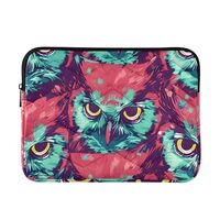 J JOYSAY Handsome Red Owls 13-14 Inch Laptop Sleeve for Women Laptop Bag Laptop Bag Protective Case 