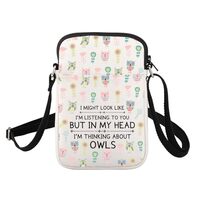 FUSTMW Owl Crossbody Bags for Women Owl Gifts for Owl Lovers Cross Body Pouch Owl Travel Cell Phone 