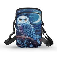 Rweroyiu Owl Cell Phone Purse for Women Men, Custom Crossbody Bags with Shoulder Strap Fashion Custo