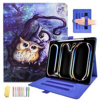 UUcovers for iPad Pro 13 inch M4 Case 2024,with Stand/Hand Strap/Pencil Holder/Pockets [Auto Wake/Sl
