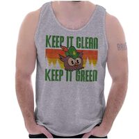 Woodsy Owl Keep it Clean and Green Tank Top T Shirts Men Women