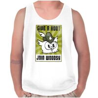 Woodsy Owl Give a Hoot Forest Service Tank Top T Shirts Men Women