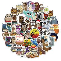 50 PCS Owl Stickers Cute Waterproof Cartoon Owl Stickers for Children and Adolescents Decoration DIY