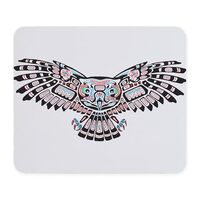 CafePress Mystic Owl in Native American Style Mousepad Non-Slip Rubber Gaming Mousepad