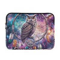 Laptop Sleeve 13.3 Inch Owl Dreamcatcher on Galaxy Computer Cases for Laptops 14 Inches 13.3 Inch La