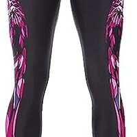 Sister Amy Women's Fitness High Waist Yoga Pants Printed Stretch Ankle Legging Owl X-Small