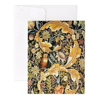 CafePress Owl By William Morris Notecards (Set Of 20) 4.25" x 5.5" Notecards 10 Pack