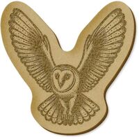 6 x 'Flying Barn Owl' MDF Craft Embellishments (EB00032092)