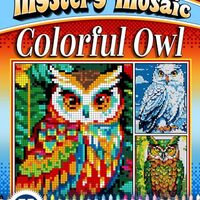 Colorful Owl Mystery Mosaics Color by Number: 50 Pixel Art Scenes of Vivid Owls for Relaxation