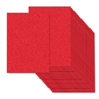 Owl Focus Red Glitter Cardstock, A4 Size Sparkly Paper, Glitter Paper for Cricut,Gradustion,DIF Craf