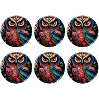 6 Pcs Button Pins, Brooch Lapel Pin, Enamel Pins Funny Badge Jewelry Gift for Clothing Backpack Hat 