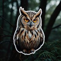 Owl Cute Animal Stickers for Kids 2in, Water Bottle Stickers, Waterproof Vinyl Stickers for, Laptop,