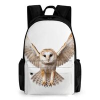 WSOIHFEC Laptop Backpack for Men Women Casual Daypack A Barn Owl Backpack Lightweight Bookbag Adjust