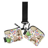 OTVEE Small Wallet for Women Back To School Cute Owl Zip Around Dual Pouch Wristlet Wallets for Wome