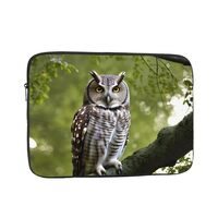 Owl Tree Branches Print Laptop Case Stylish, Computer Bag Men and Women Business Travel and Daily Us