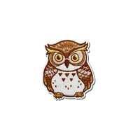 Hinihao Hi, 1 pc Owl Animal Sticker Stick on/Iron on/Sew on Patch Applique for Clothes,Backpack,Phon