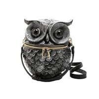 Halloween Purse Owl Shape Clutch Chain Shoulder Bag Party Small Crossbody Bag Spooky Goth Horror Got