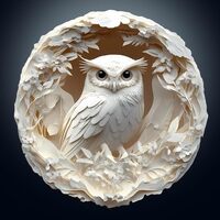 Wooden Puzzle for Adults-Wooden Puzzle Unique Shape Advanced 3D Paper Carved Owl Wooden Jigsaw Puzzl