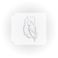 Stencil Owl Tree 783-B121 Stencil (3 inch)