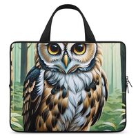 Laptop Sleeve 10 Inch Computer Cases for Laptops Owl Forest Branch Laptop Protective Carrying Case L