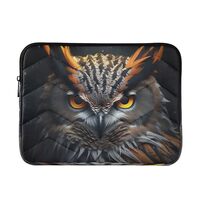 Blueangle Cool Owl Laptop Sleeve Case 14 inch, Shockproof Protective Computer Cover, Portable Laptop