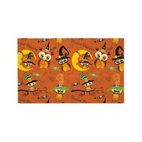 CafePress Halloween Owls Decorative Area Rug, Fabric Throw Rug