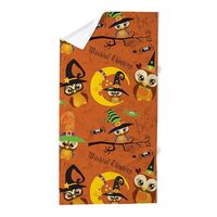 CafePress Halloween Owls Large Beach Towel, Soft Towel with Unique Design